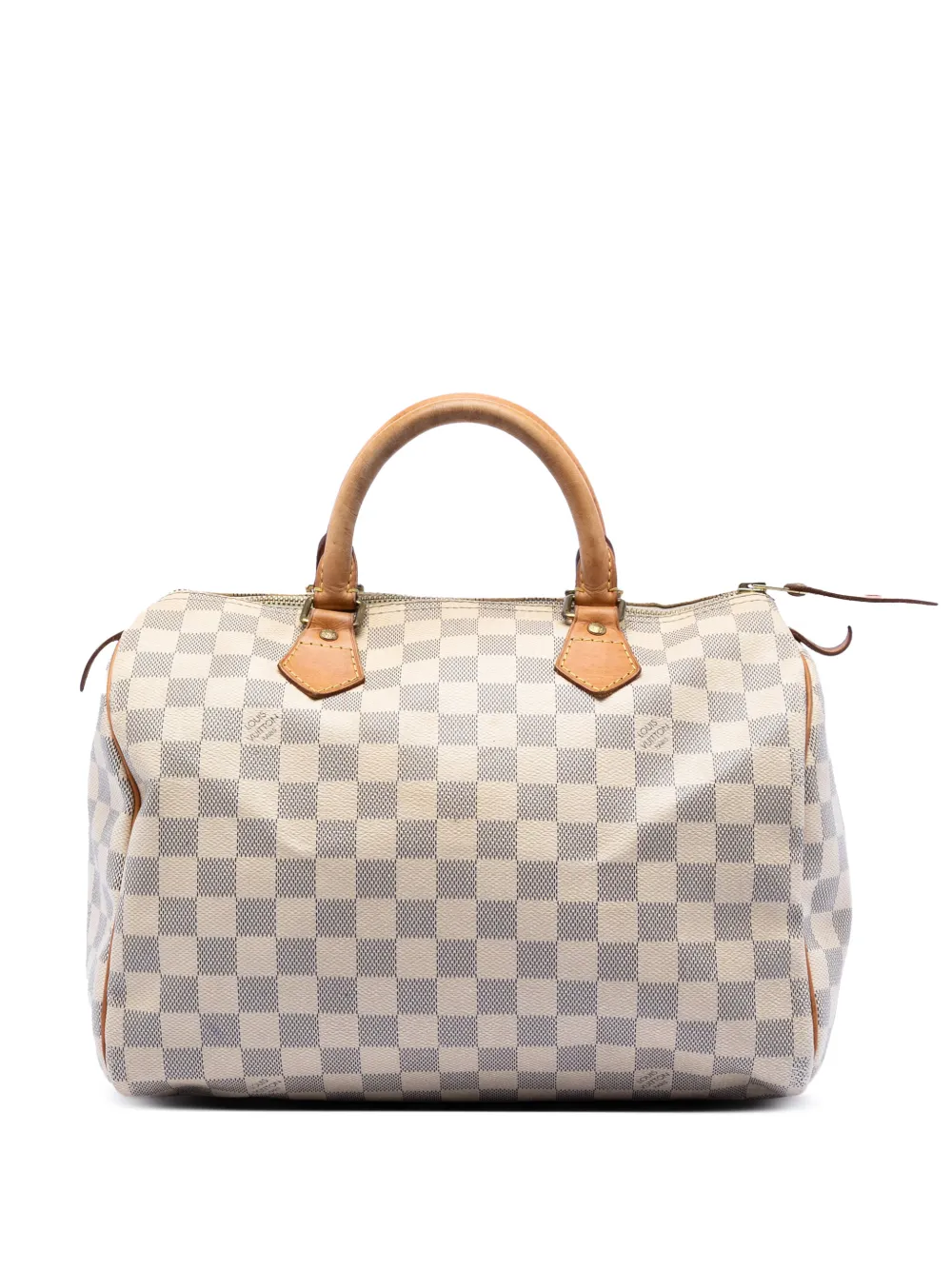 Louis Vuitton Pre-Owned 2012 Damier Azur Speedy 30 boston bag - Bianco