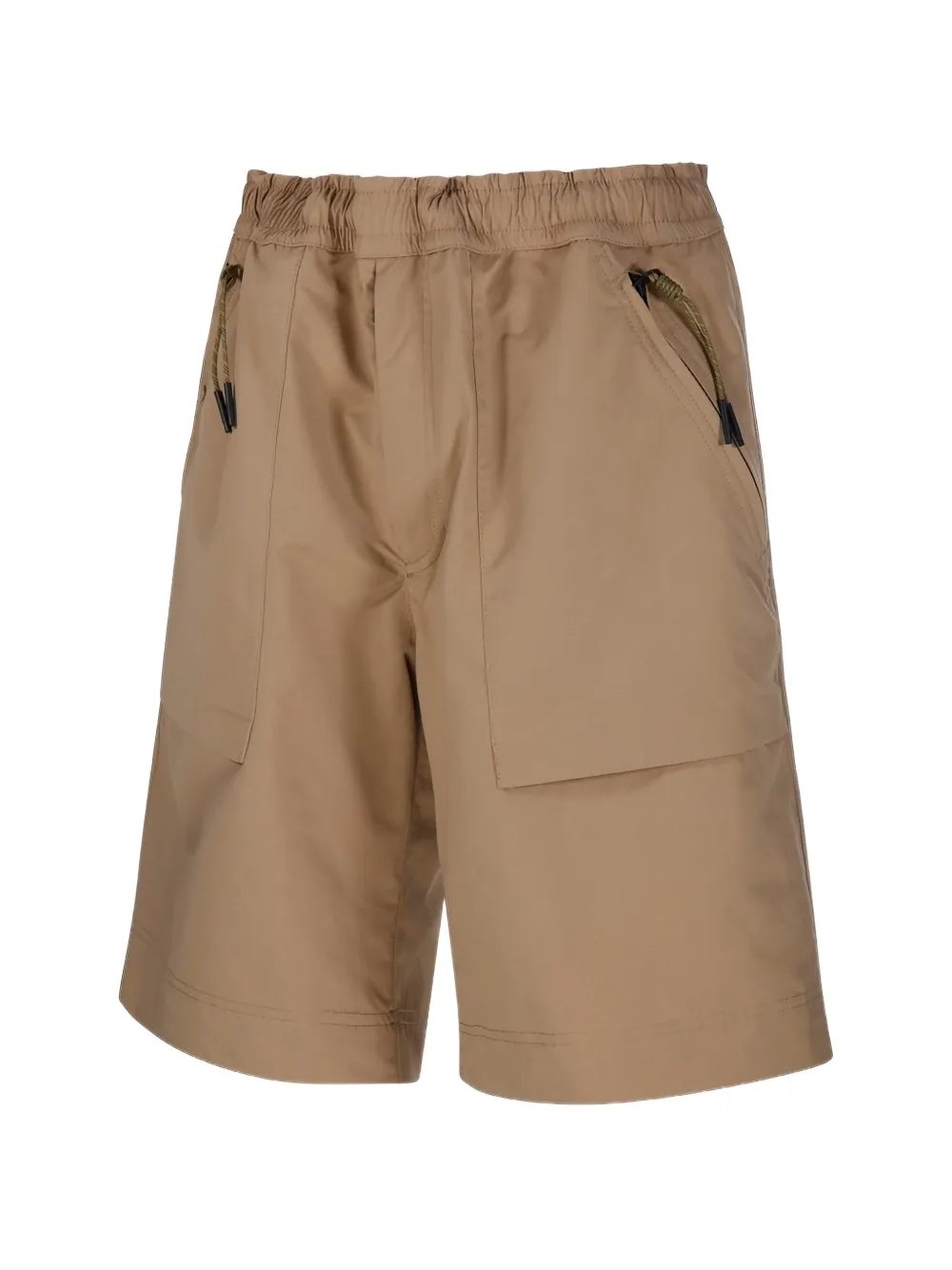 Moncler Grenoble Zwembroek met opgestikte zak Beige