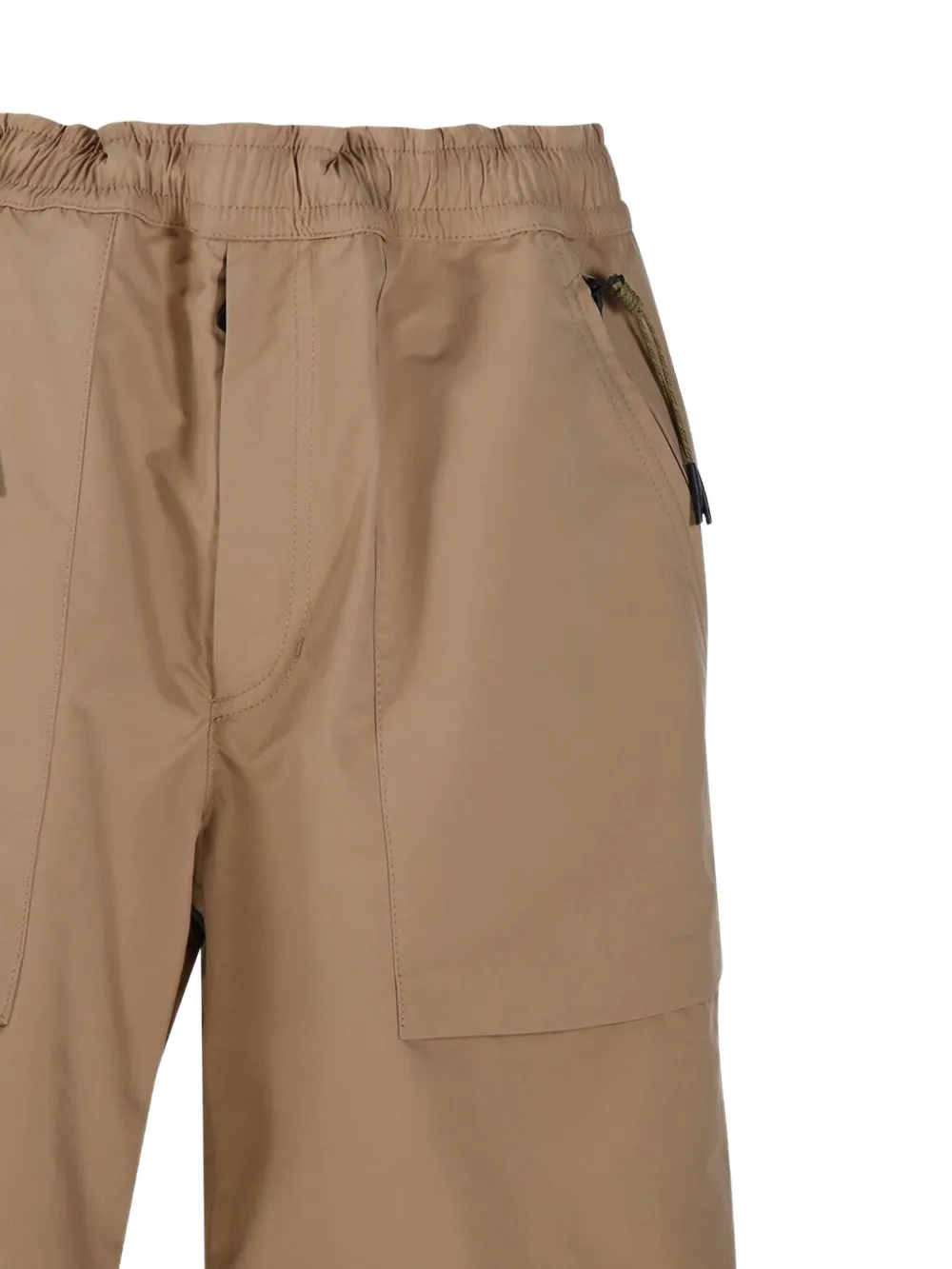 Moncler Grenoble Zwembroek met opgestikte zak Beige