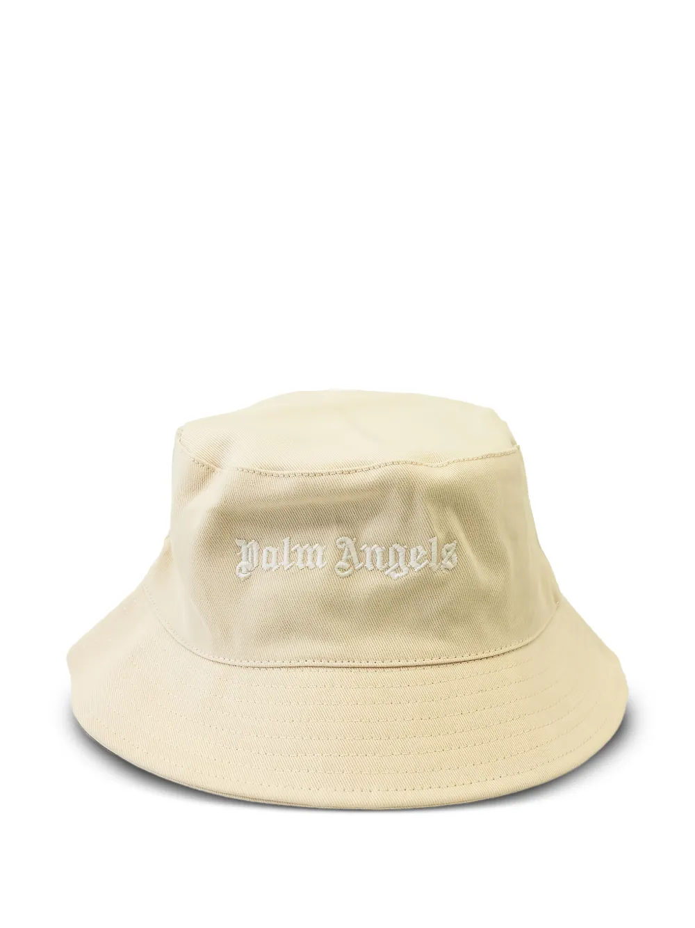 Palm Angels Kids embroidered bucket hat - Toni neutri