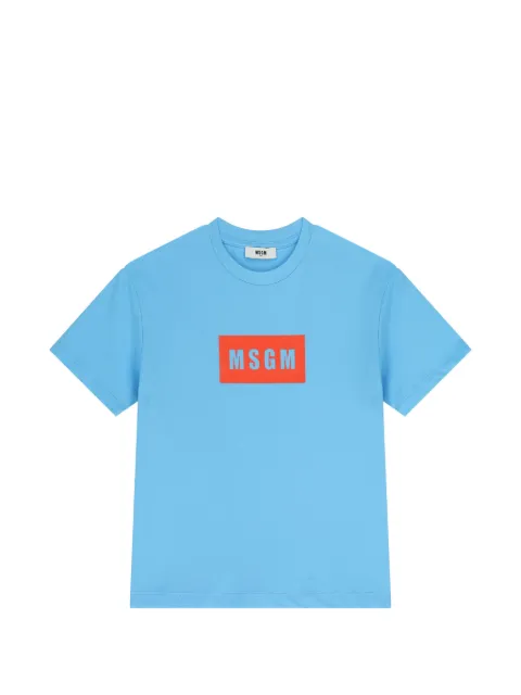 MSGM Kids logo-print T-shirt