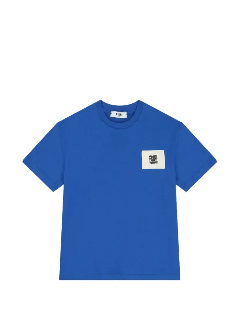 MSGM Kids t-shirt à patch logo