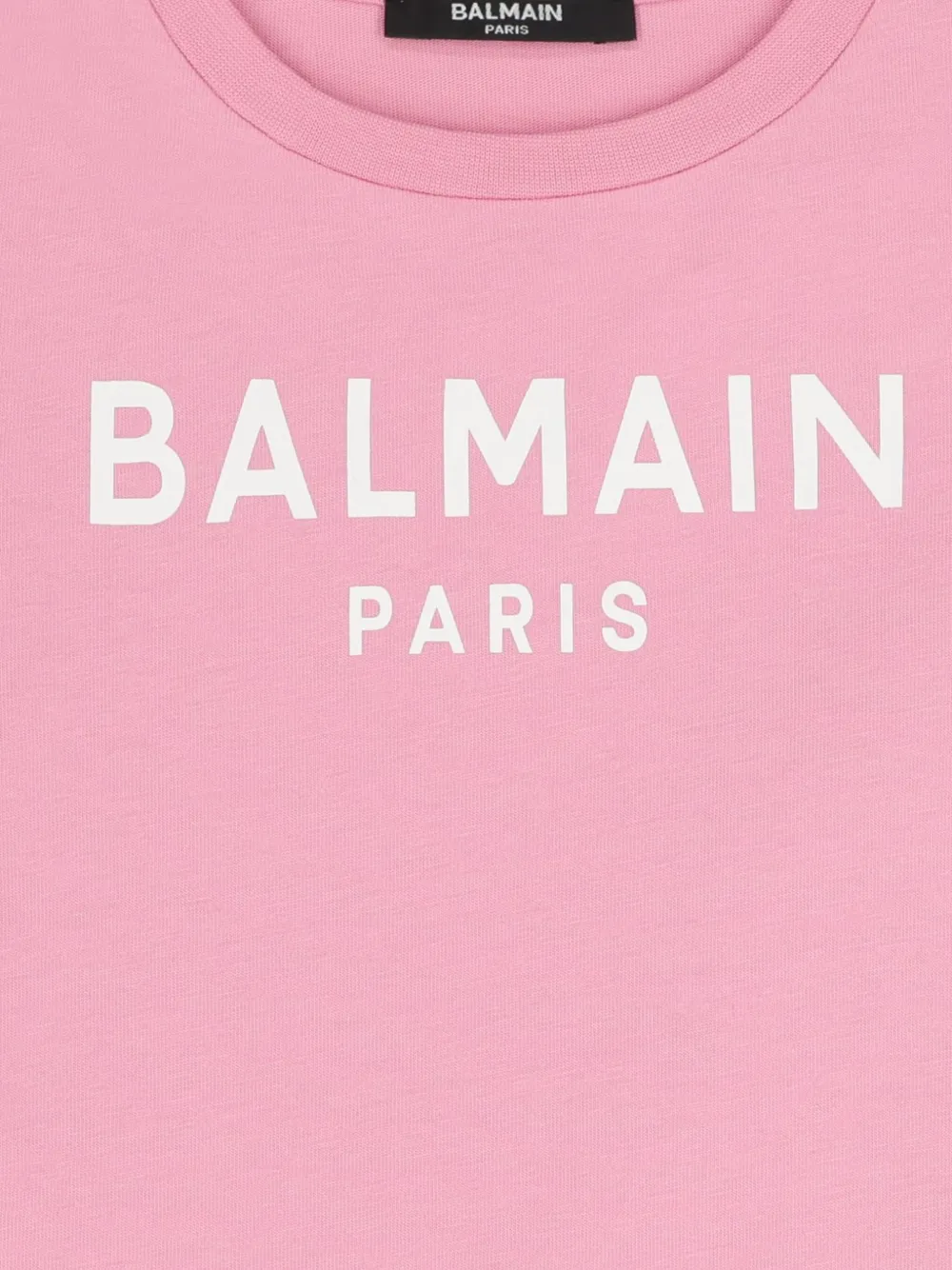 Balmain Kids T-shirt met logo Roze