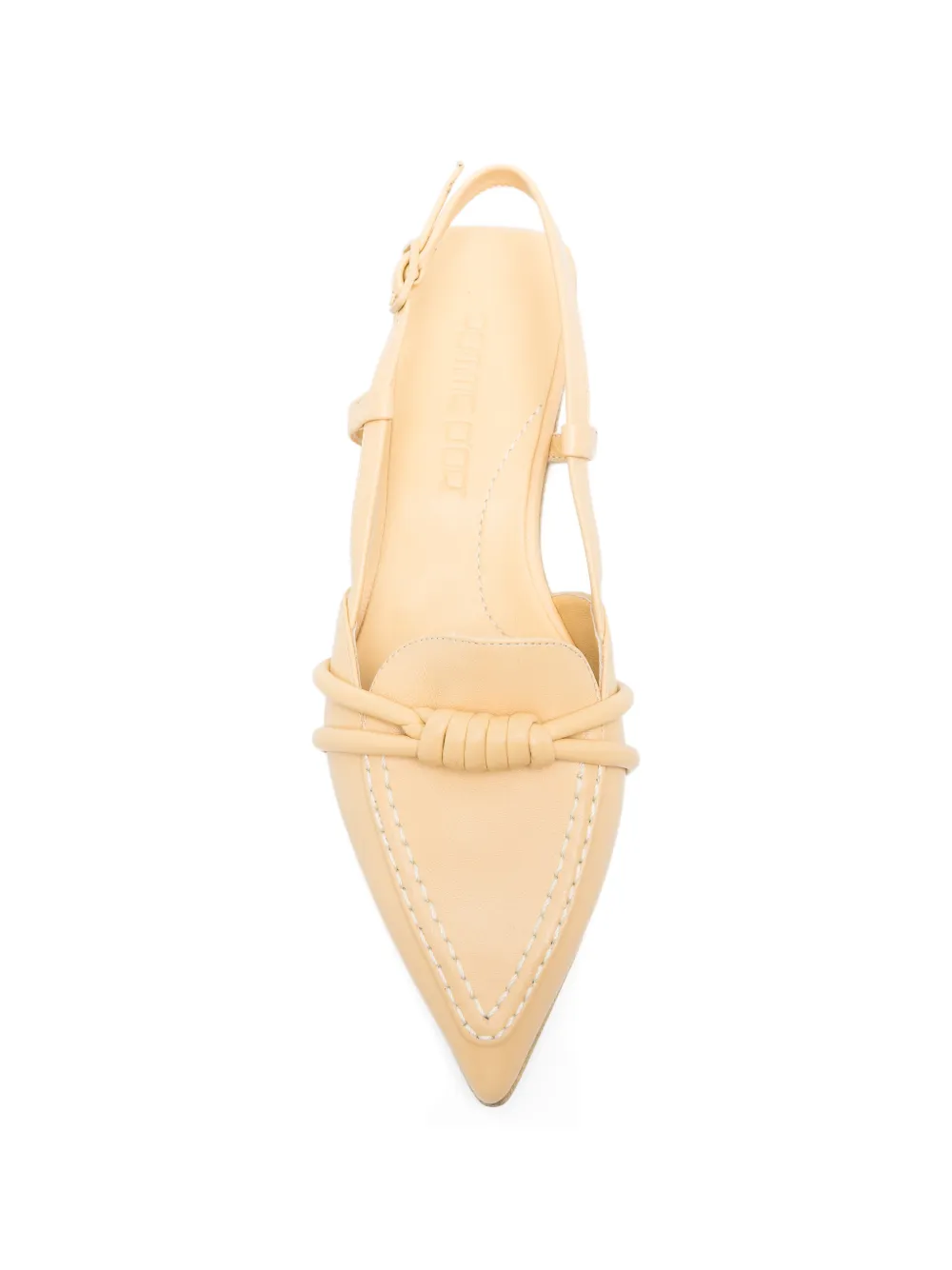 Pomme D´Or Anya platte slingback pumps Geel