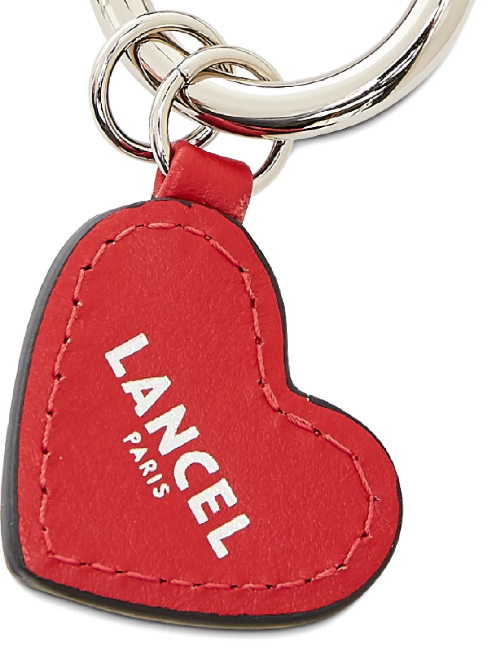 Lancel Hartvormige sleutelhanger Rood