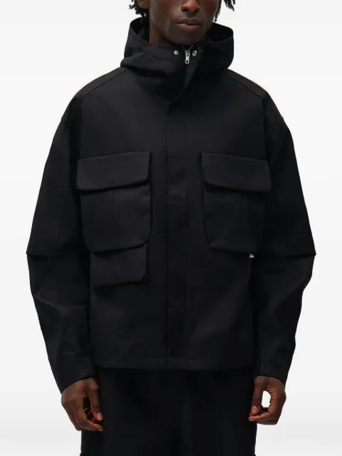 Arte Antwerp hooded flap-pocket jacket