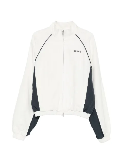 RHUDE Ramona panelled zip-up jacket