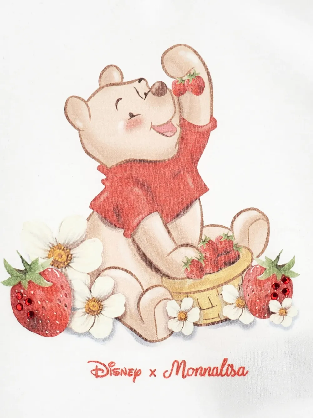 Monnalisa x Disney Winnie the Pooh T-shirt met print Wit