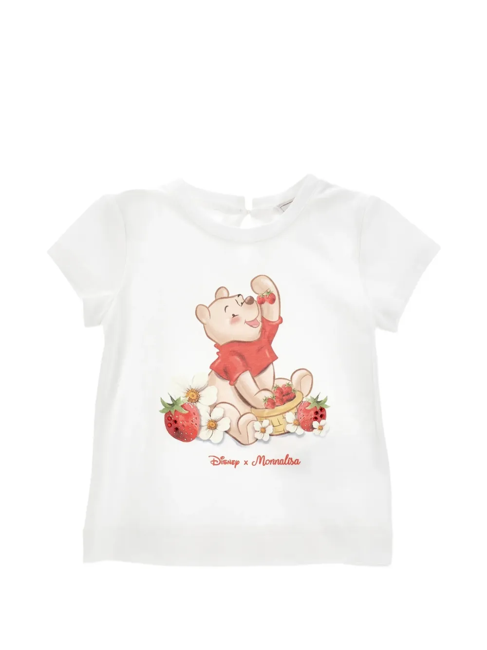 Monnalisa x Disney Winnie the Pooh printed T-shirt - Bianco