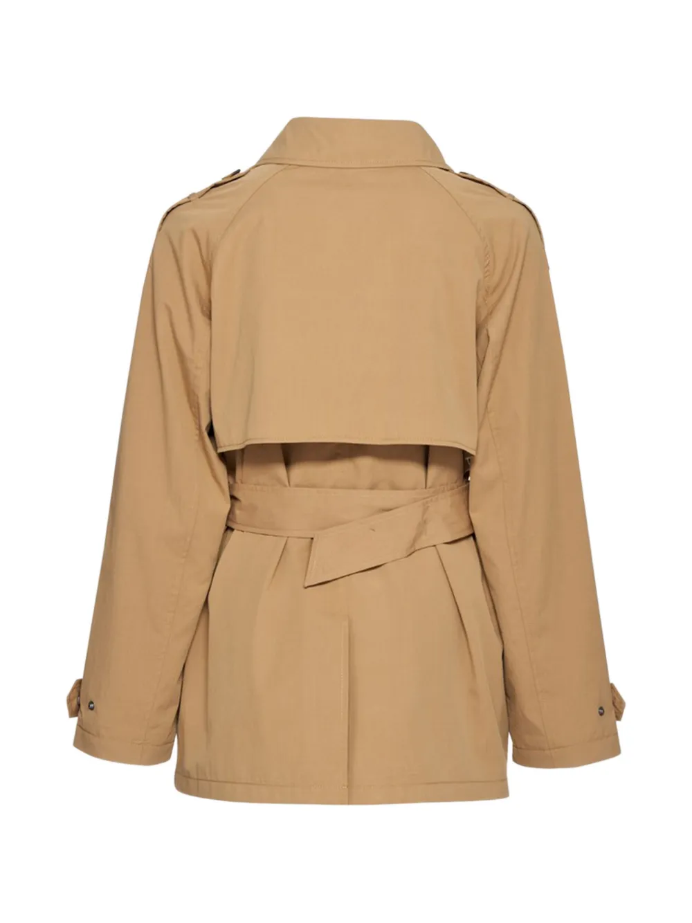  Geox Lampedusa Belted Double-breasted Jacket - Neutrals 