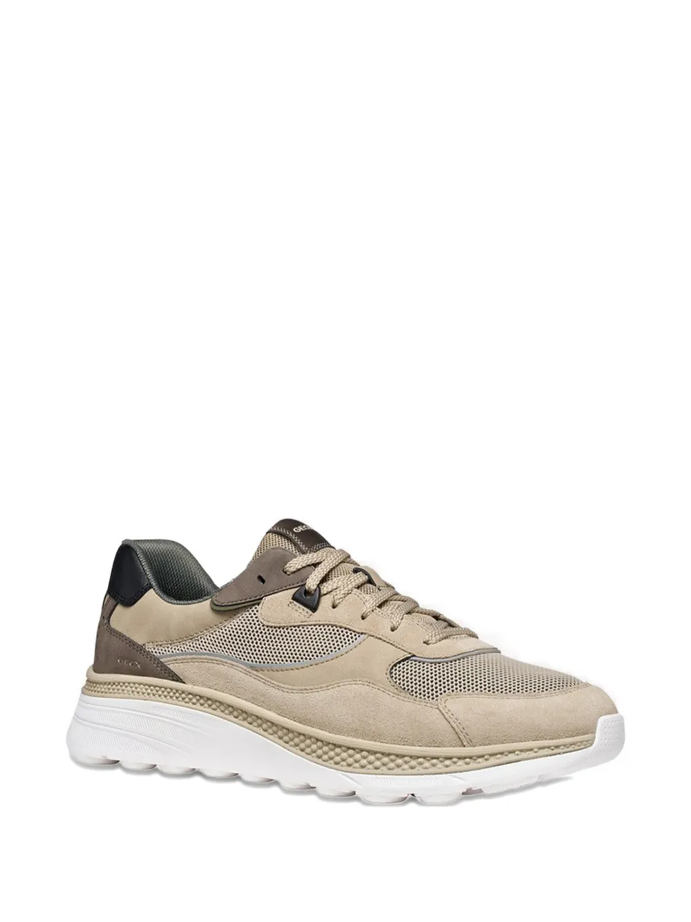 Geox Spherica Active X1 sneakers met vlakken Beige