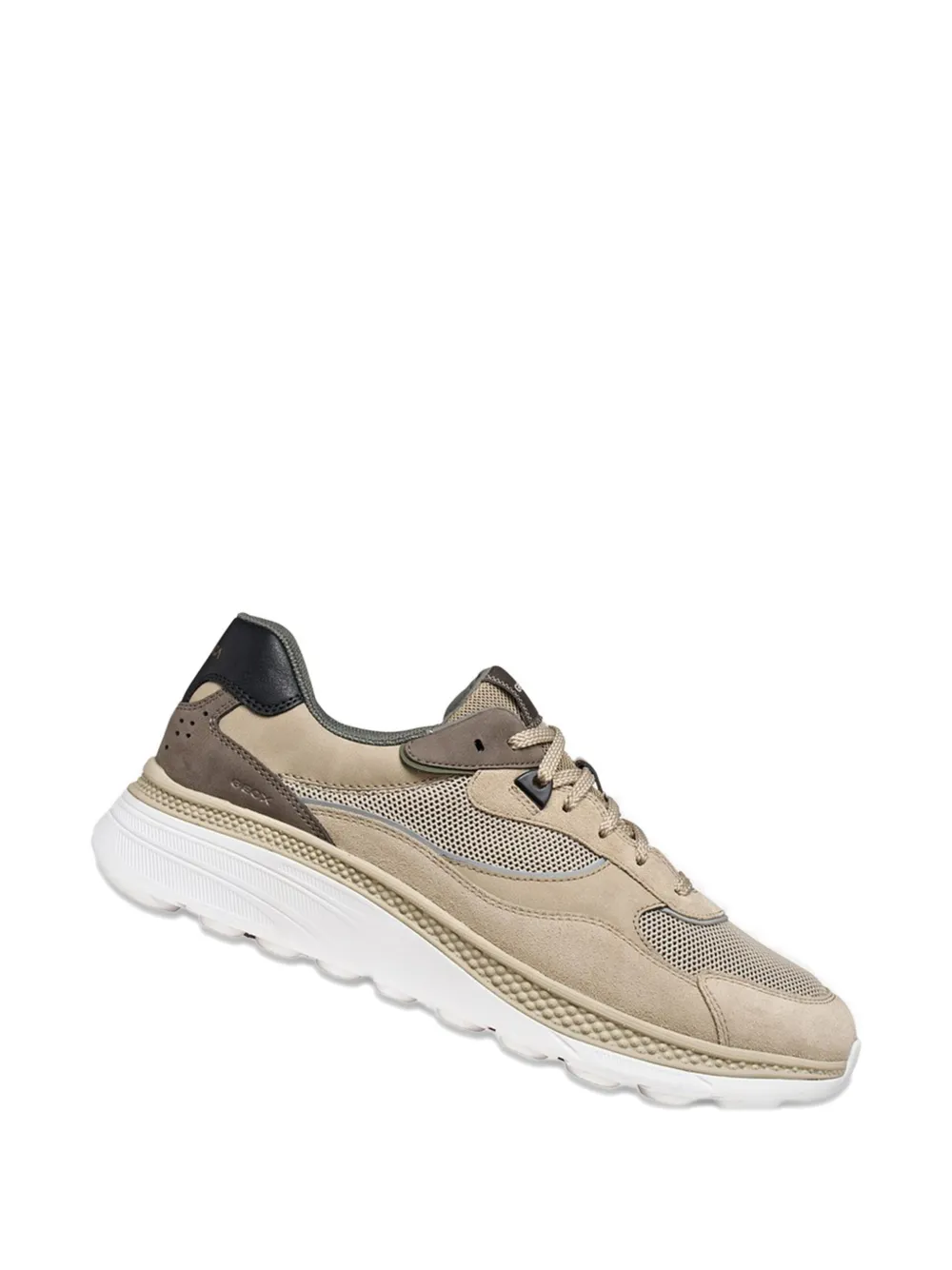 Geox Spherica Active X1 sneakers met vlakken Beige