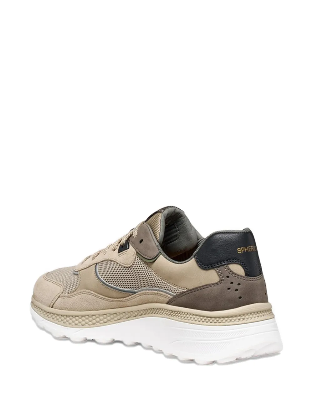 Geox Spherica Active X1 sneakers met vlakken Beige