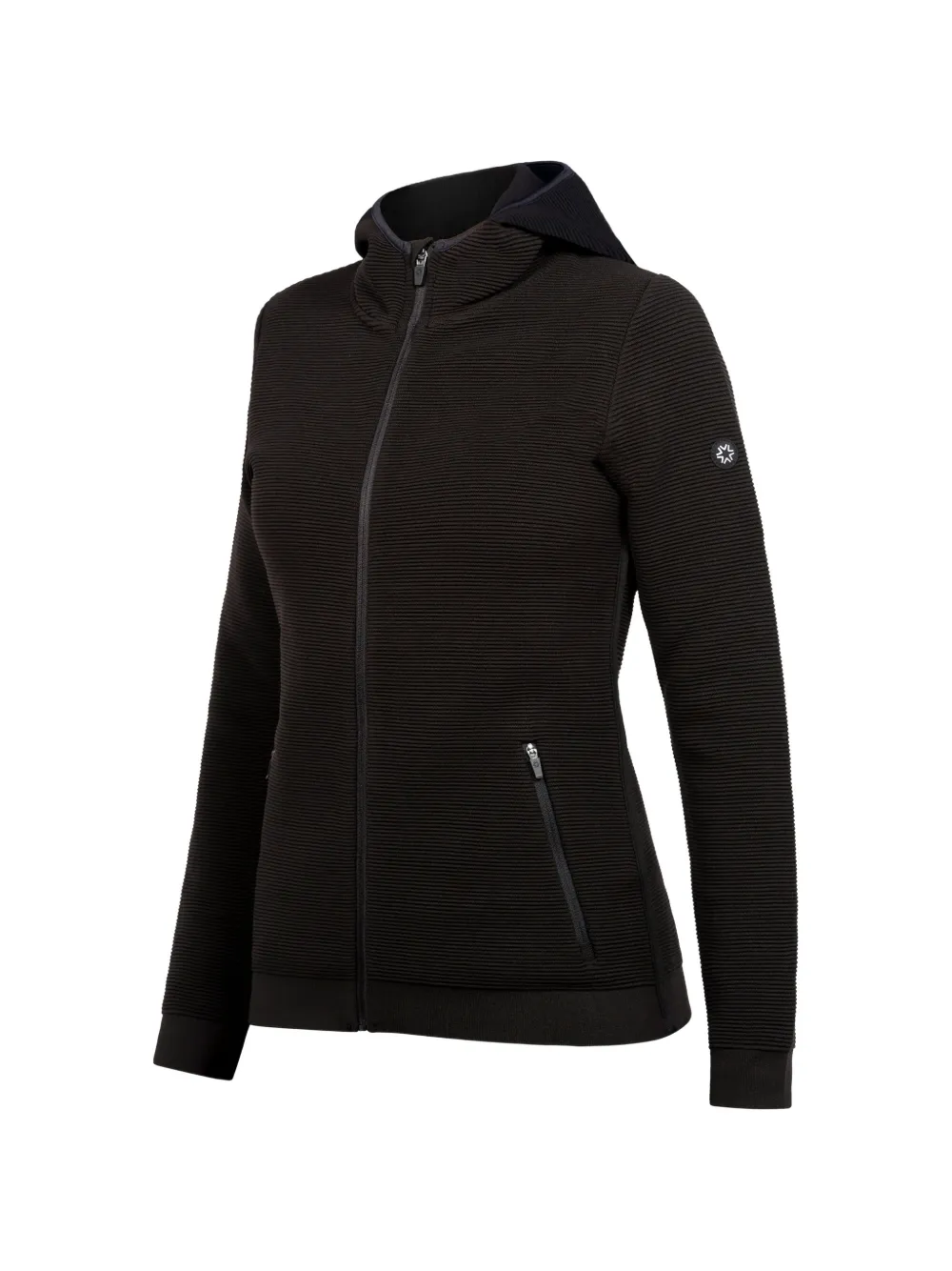 NEWLAND Hoodie met rits Zwart