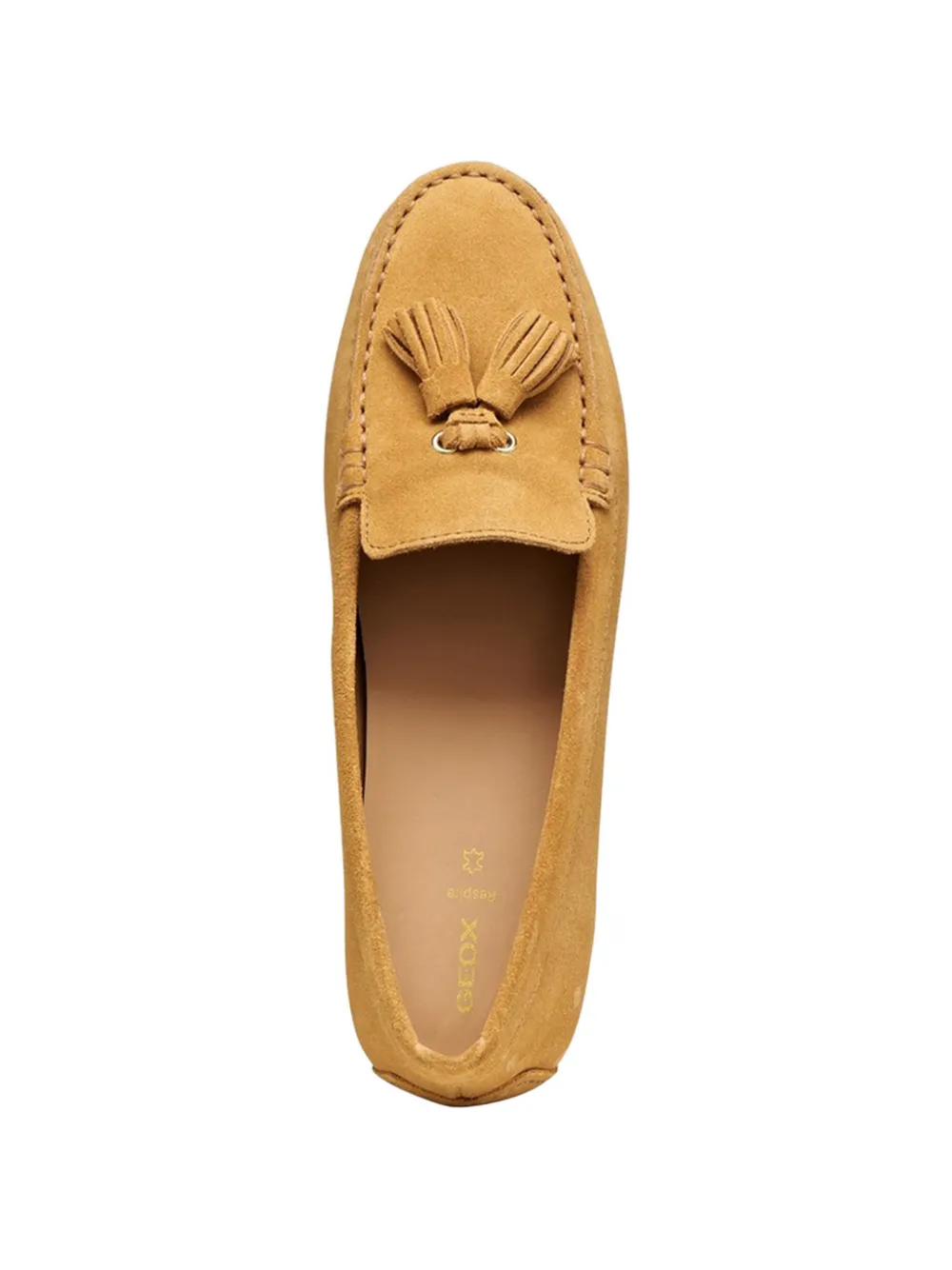 Geox Kalistena loafers met kwastje Beige