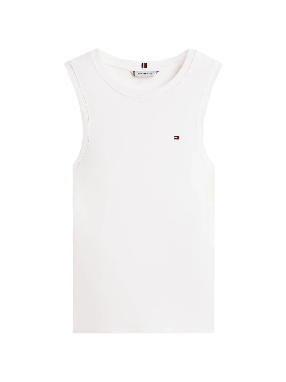 Tommy Hilfiger logo-detail sleeveless top - Bianco