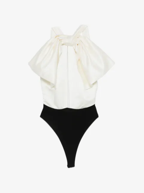 Alchemy x Lia Aram bow-detail bodysuit