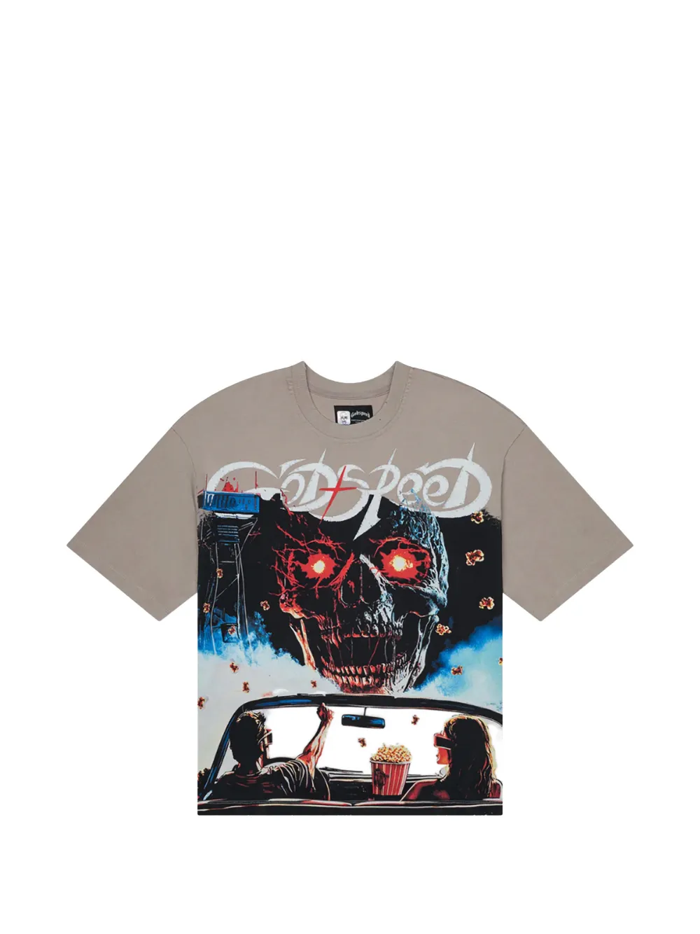 GODSPEED printed T-shirt - Toni neutri