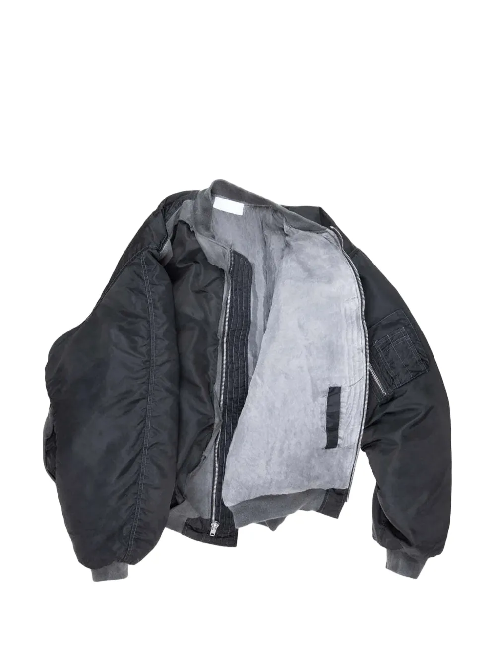  Alexander Digenova Cutout Bomber Jacket - Black 