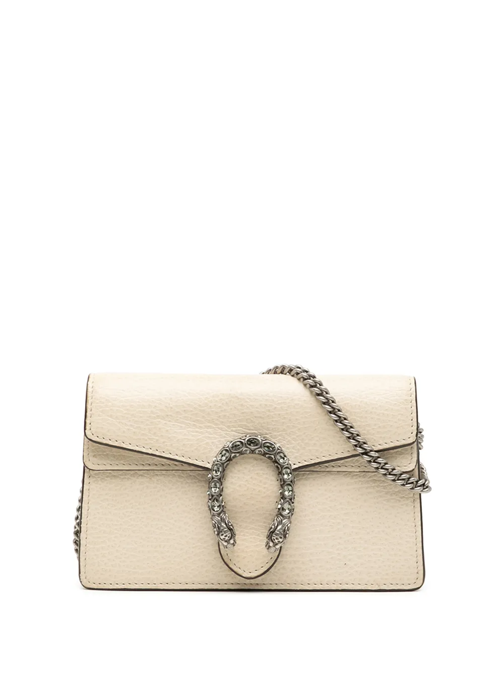 Gucci Pre-Owned 2016-2026 Mini Dionysus Leather crossbody bag - Bianco