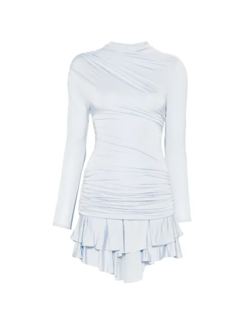 Self-Portrait ruffled mini dress