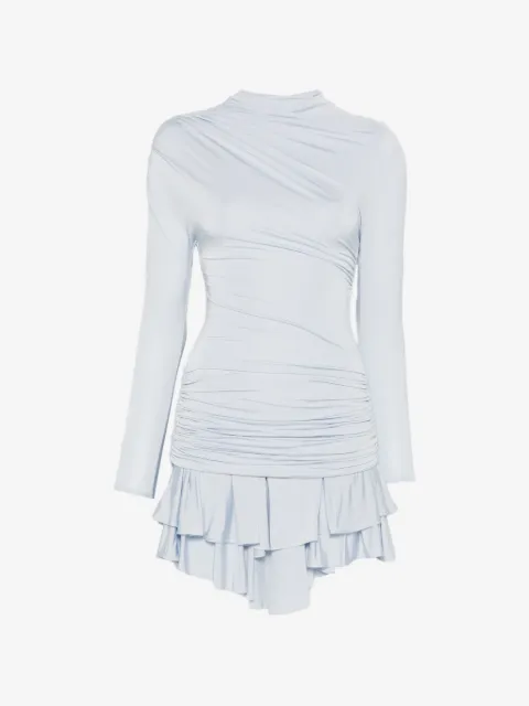 Self-Portrait ruffled mini dress
