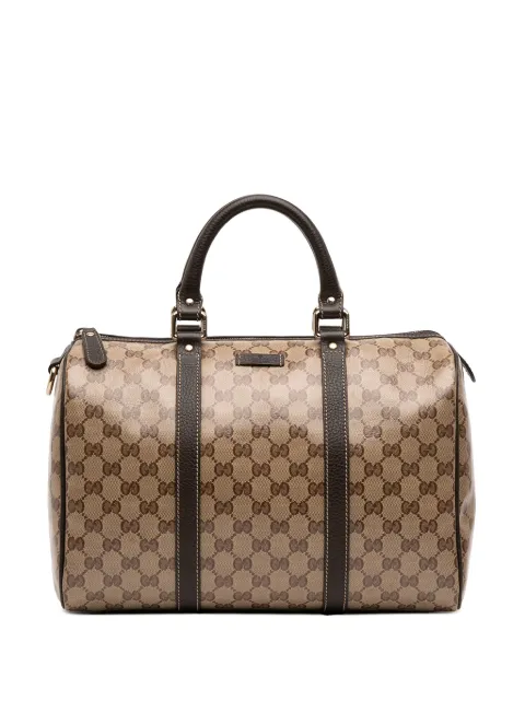 Gucci Pre-Owned 2016-2026 Medium GG Crystal Joy boston bag