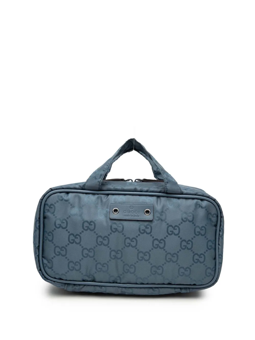 Gucci Pre-Owned 2000-2015 GG Nylon Make up handbag - Blu