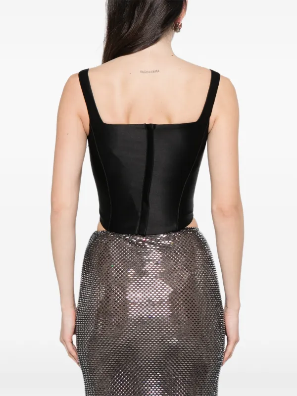 Self-Portrait Corset Top | Black | FARFETCH
