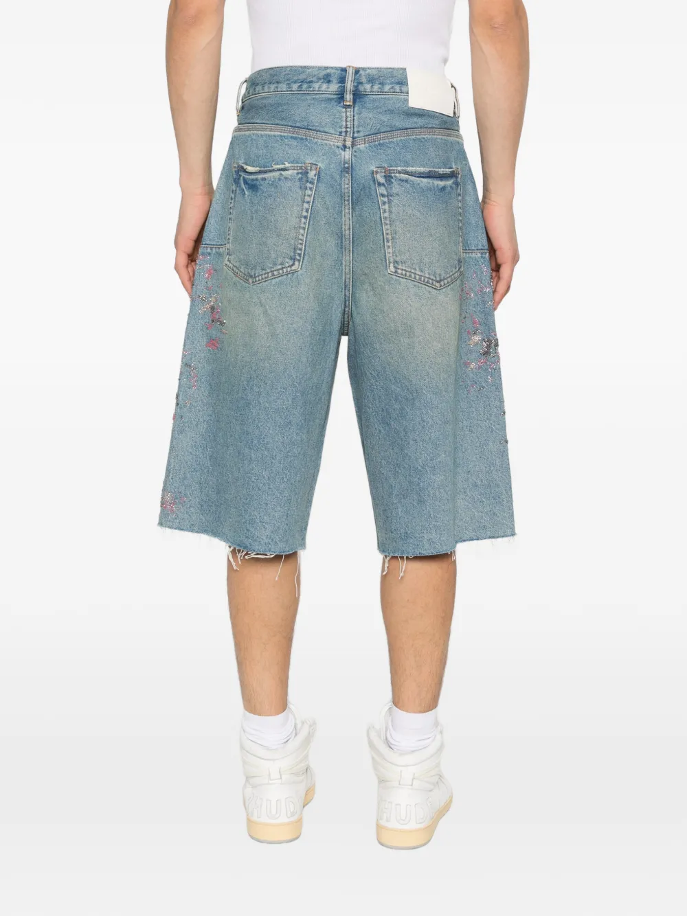 P070 frayed shorts