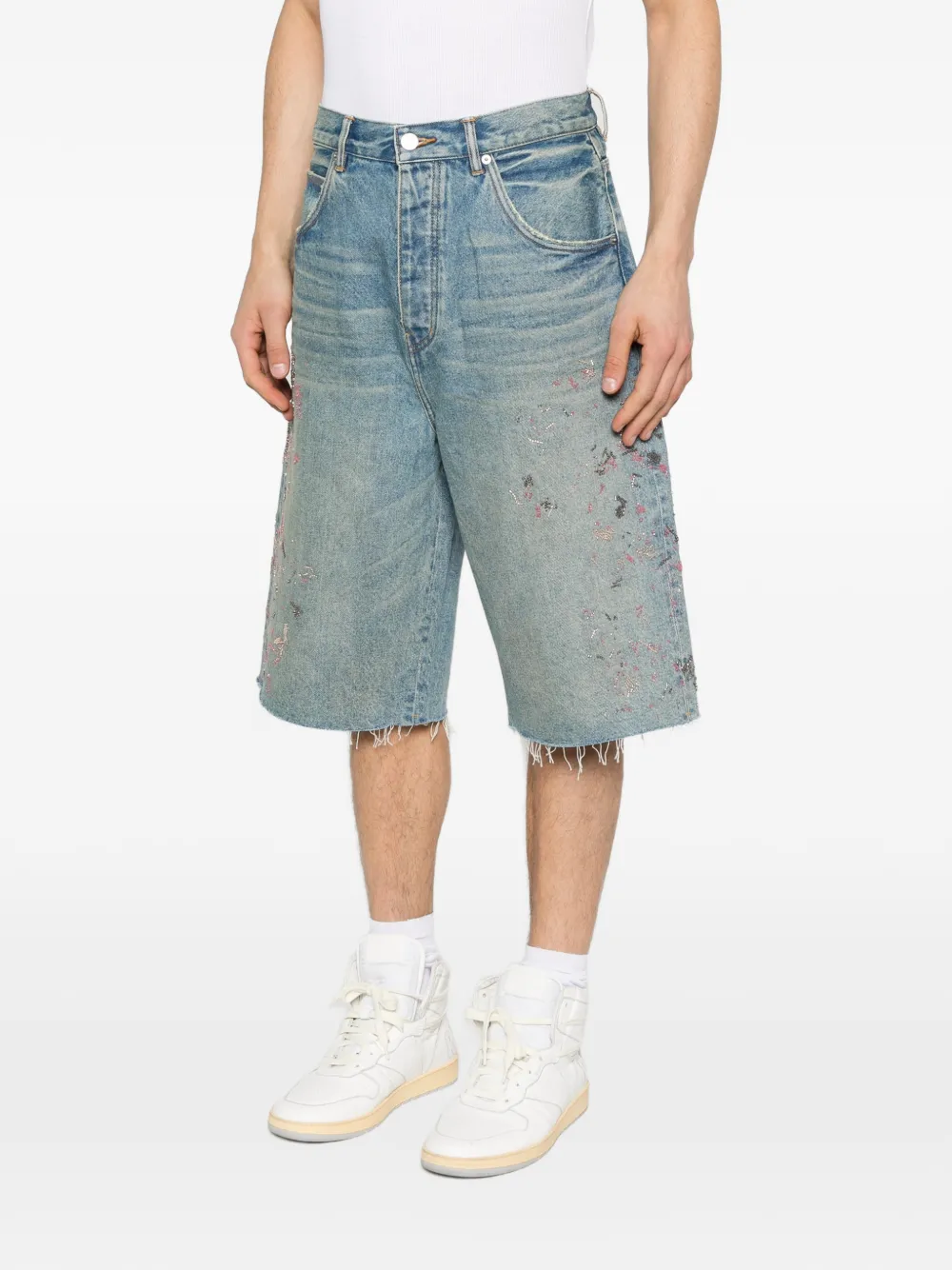 P070 frayed shorts