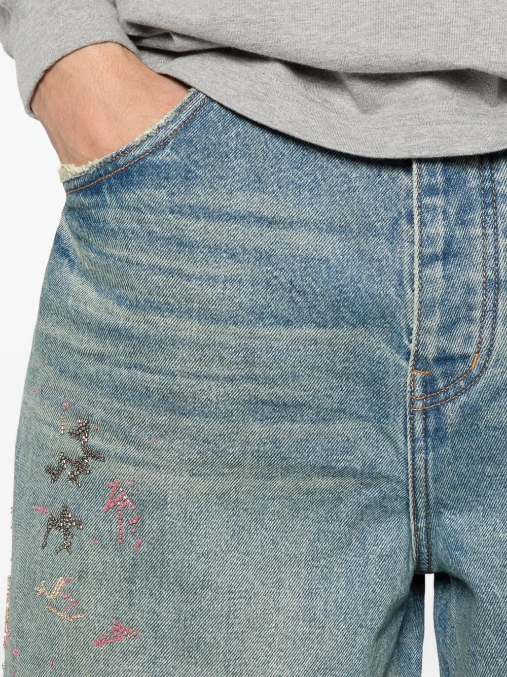 P070 frayed shorts