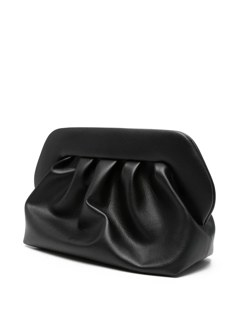  Themoirè Bios Gathered Clutch Bag - Black 