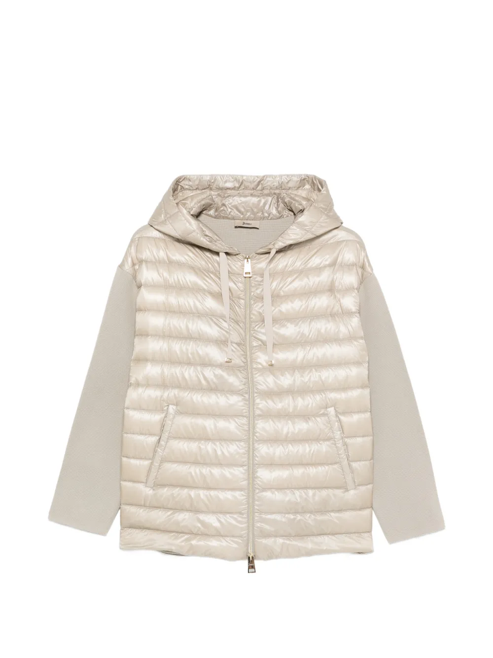 Herno hooded quilted jacket - Toni neutri