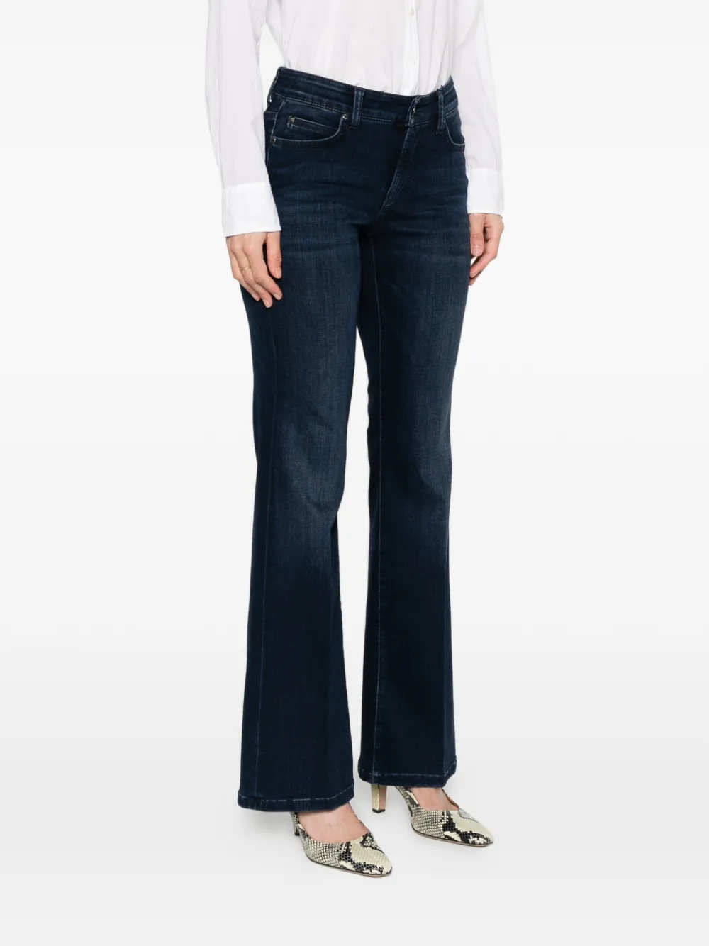  Cambio Paris Flared-leg Jeans - Blue 