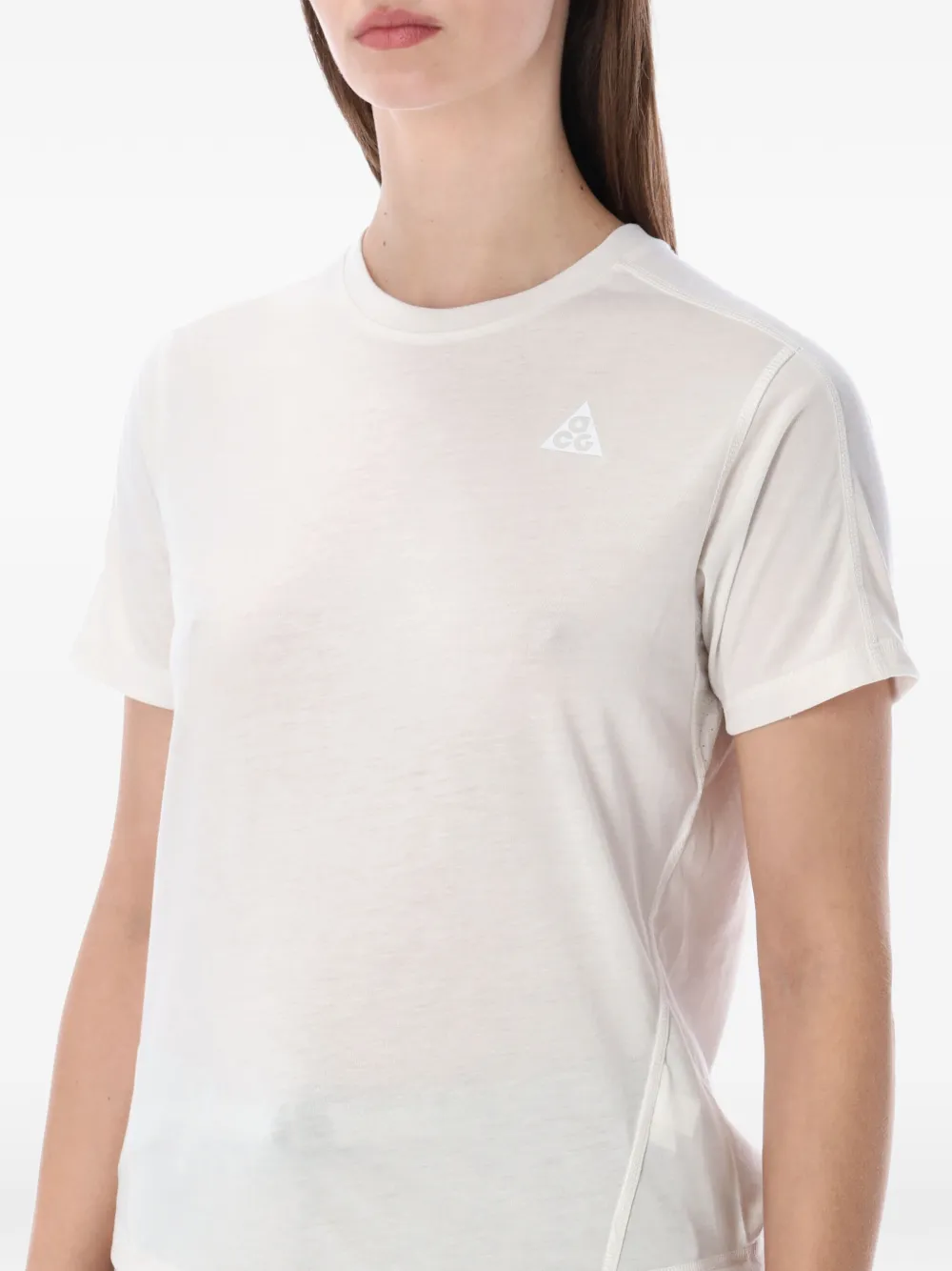 Nike T-shirt met logo Wit
