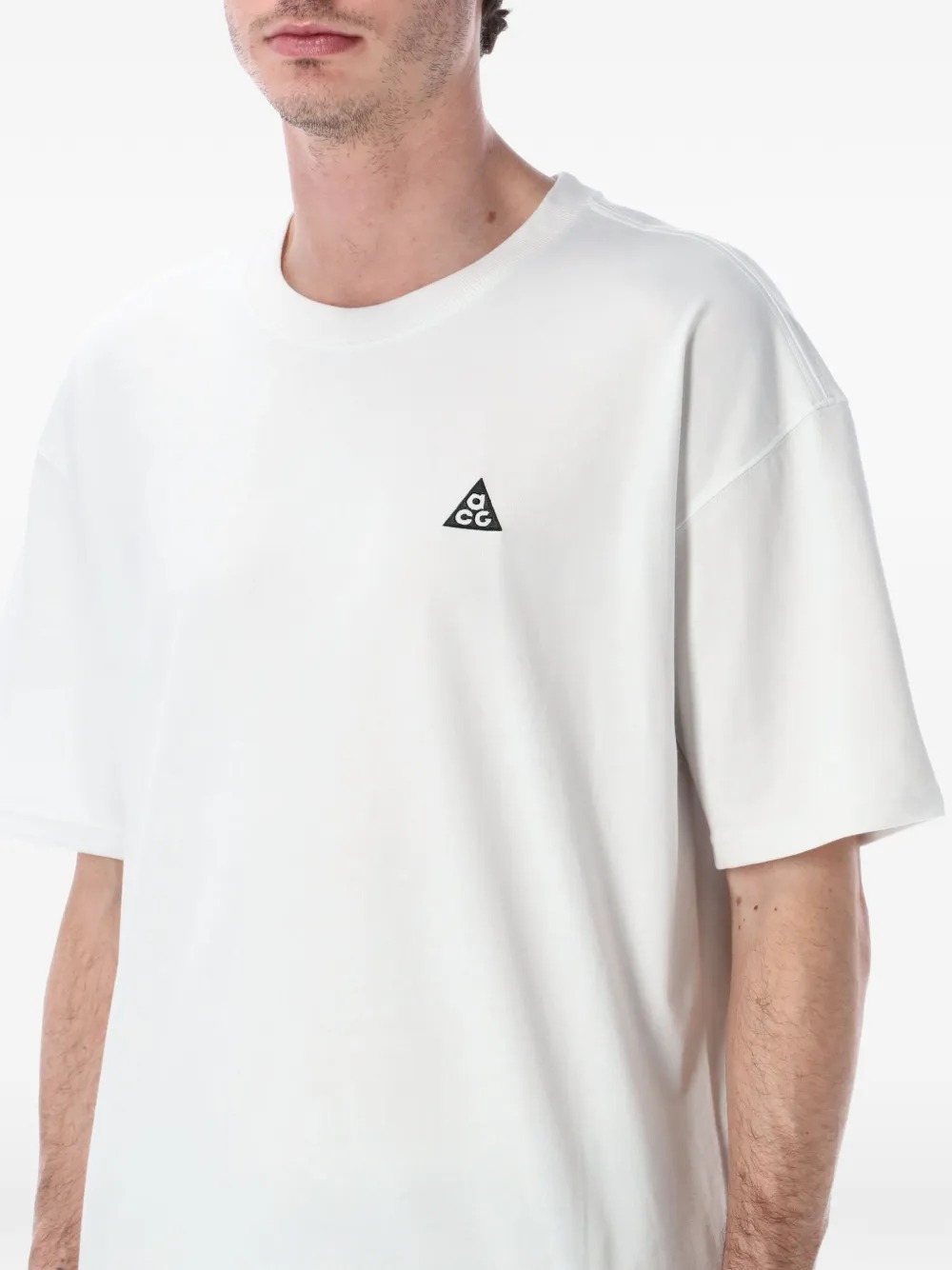 Nike T-shirt met logo Wit