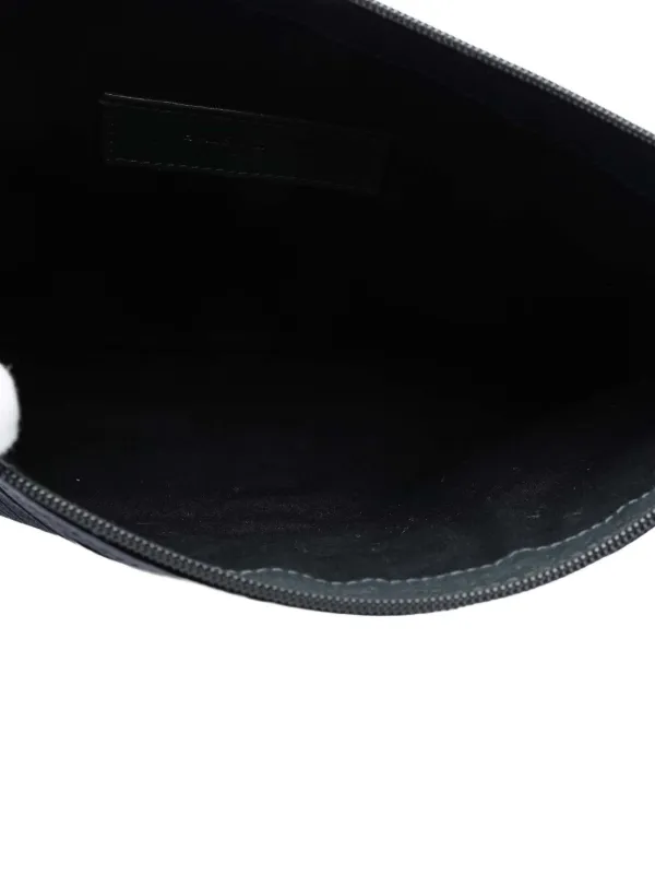 Balenciaga Pre-Owned 2017 Lambskin Motocross Classic Clip M Clutch