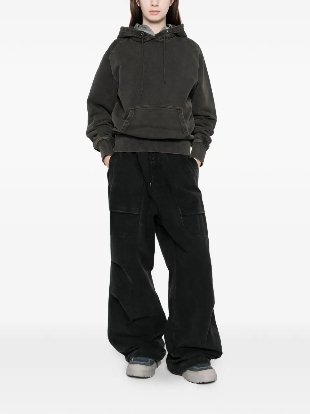  Entire Studios Standard Hood Jersey Hoodie - Grey 