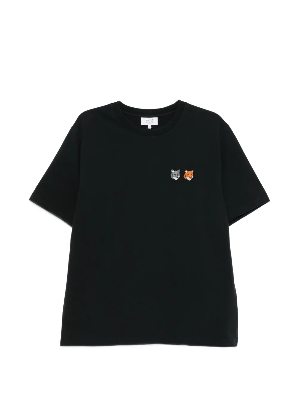 Maison Kitsuné fox-motif T-shirt - Nero