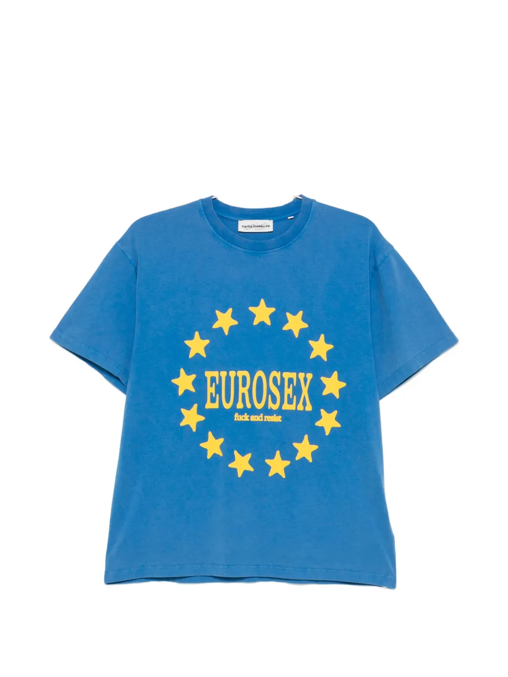 CARNE BOLLENTE star-print T-shirt - Blu