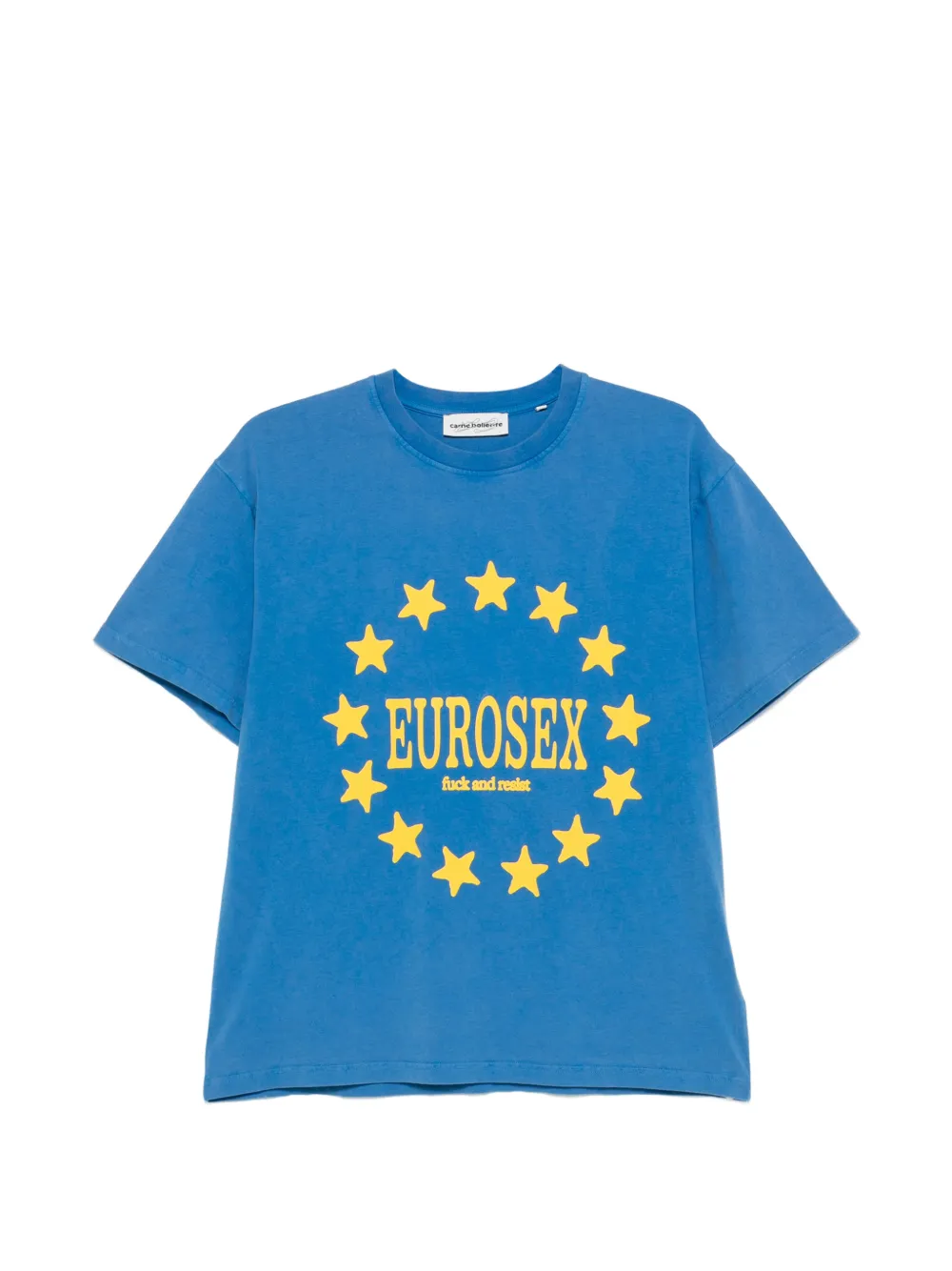 CARNE BOLLENTE star-print T-shirt - Blu