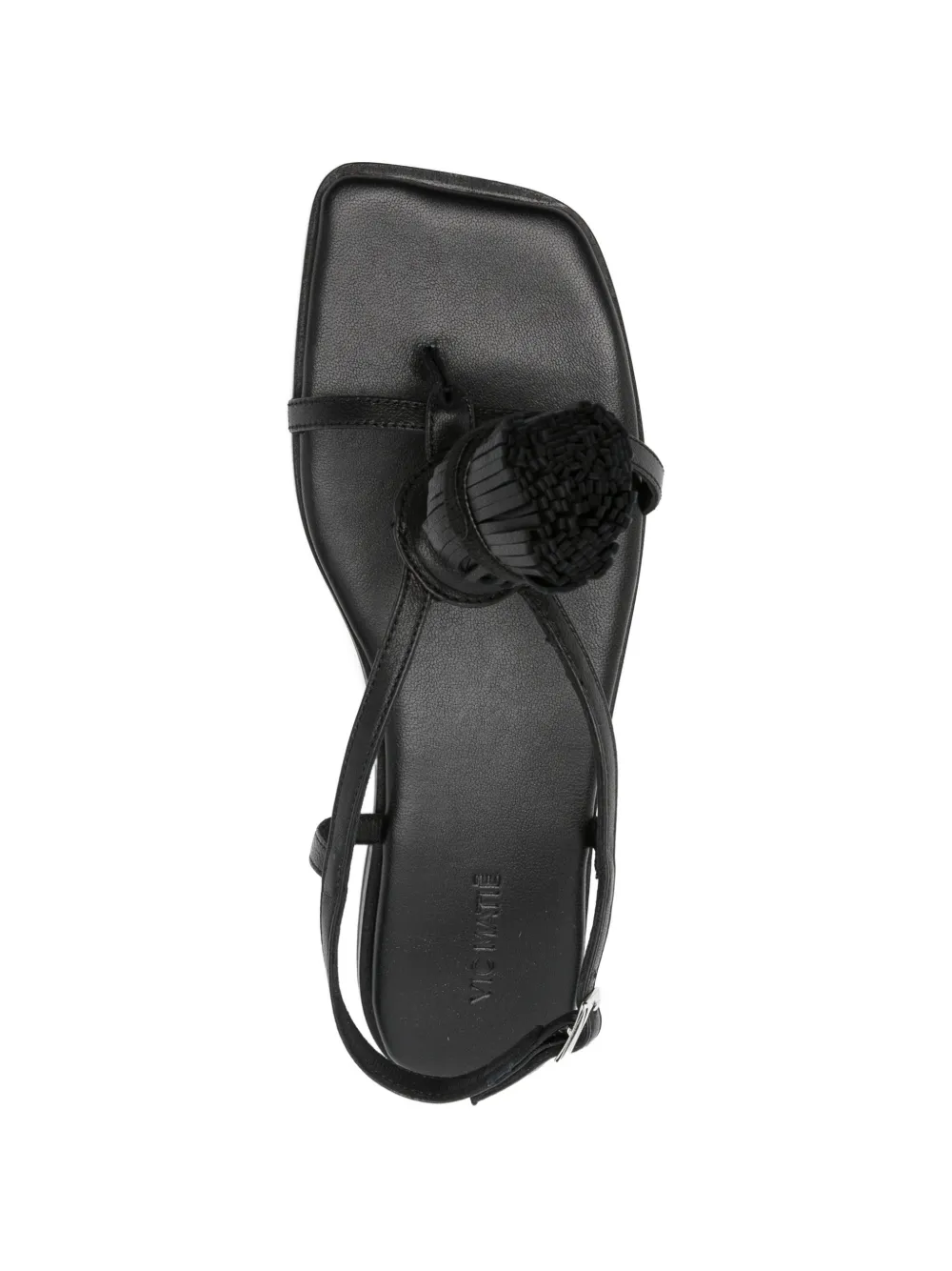 Vic Matie Baron leather sandals Zwart