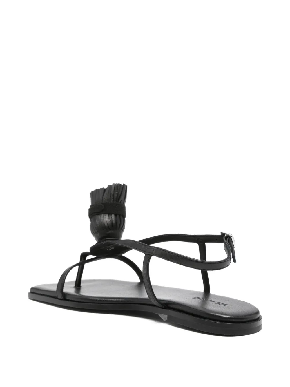 Vic Matie Baron leather sandals Zwart