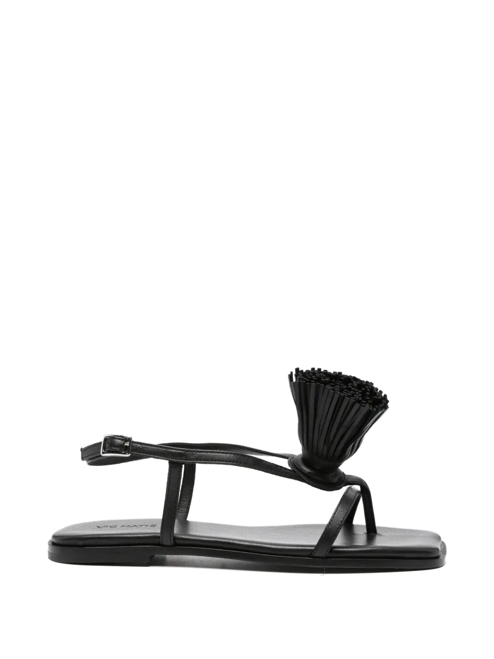 Vic Matie Baron leather sandals Zwart