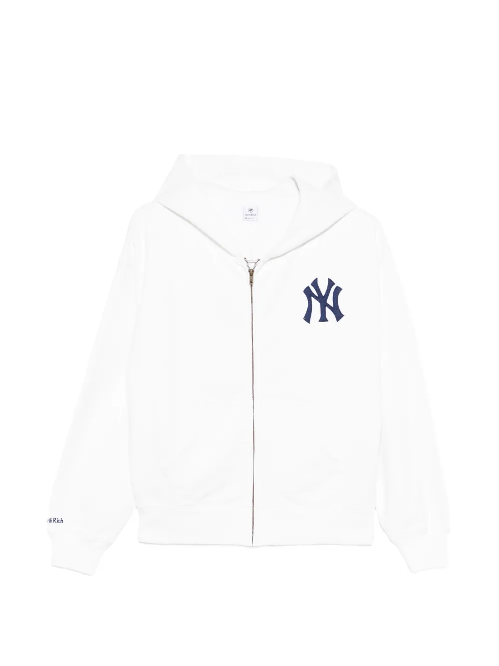 Sporty & Rich zip-up hoodie - Bianco