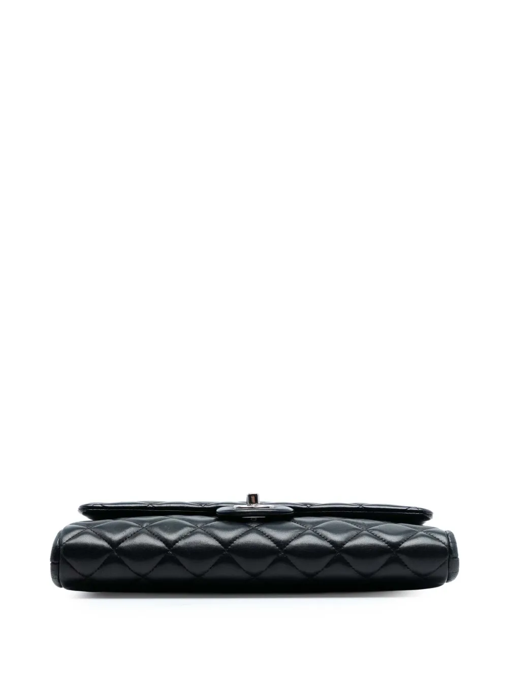 2012-2013 Quilted Lambskin Flap Clutch With Chain Shoulder Bag