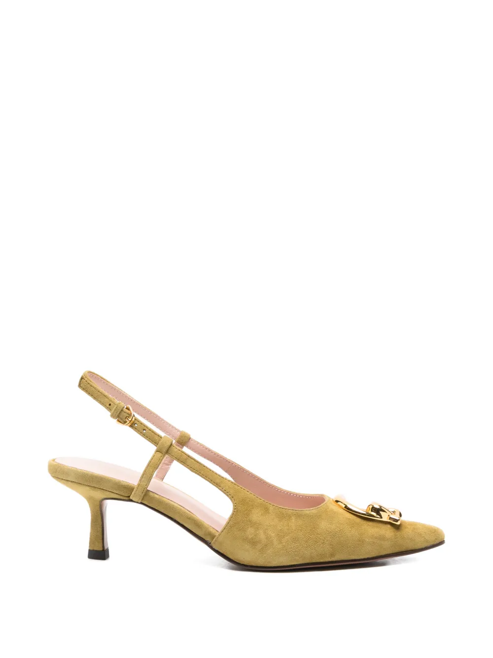 Coccinelle buckle pointed-toe pumps - Verde
