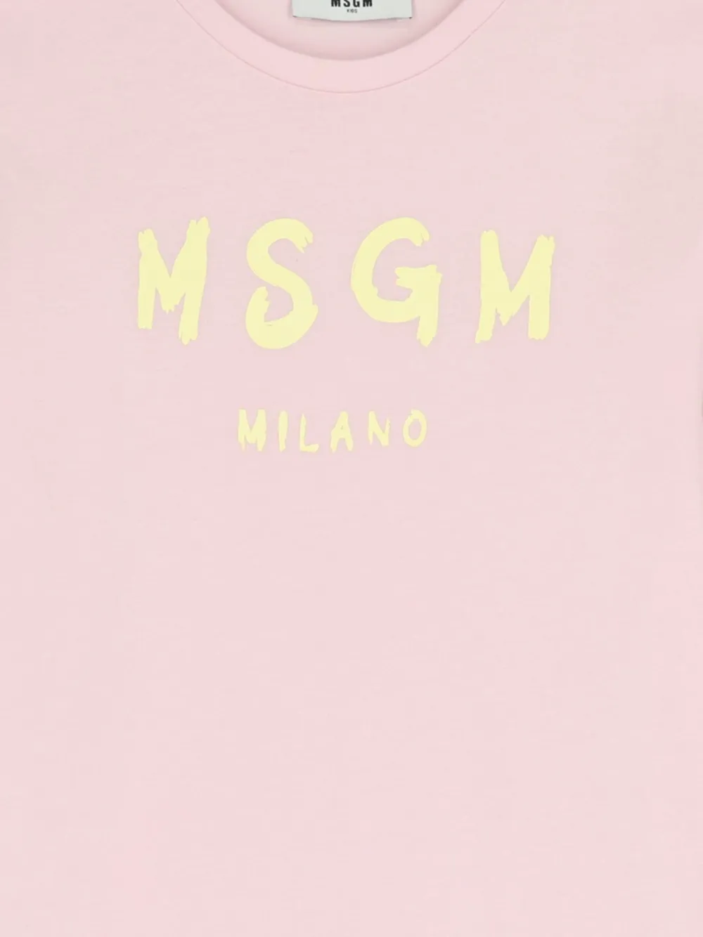 MSGM Kids Jurk met logoprint Roze