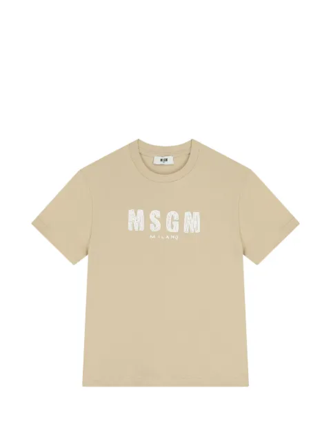 MSGM Kids t-shirt à logo imprimé